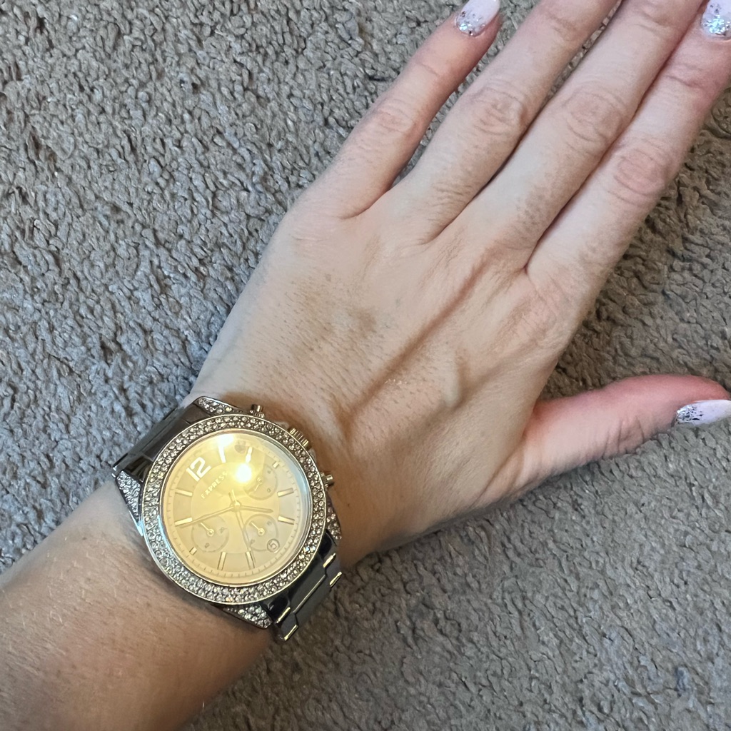 Express Silver Watch Euc